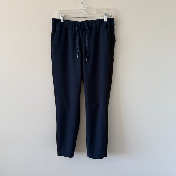 Lululemon Jogger On The Fly in Navy with Black Stripe, Size 6 - Picture 6 of 6